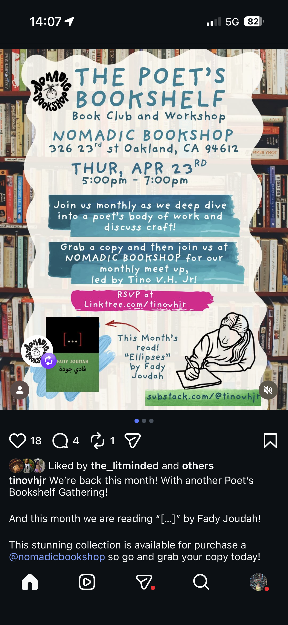 The Poet’s Bookshelf