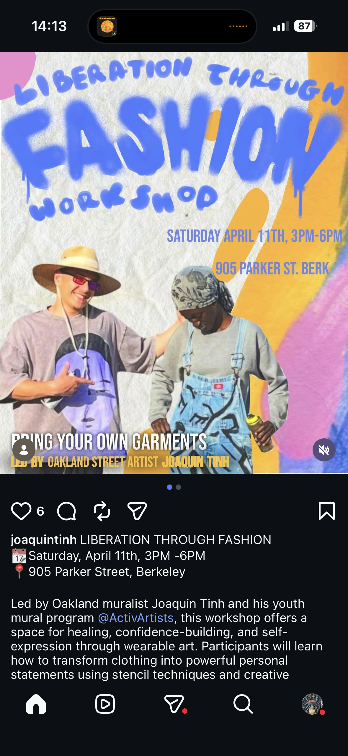 Liberation Through Fashion Workshop