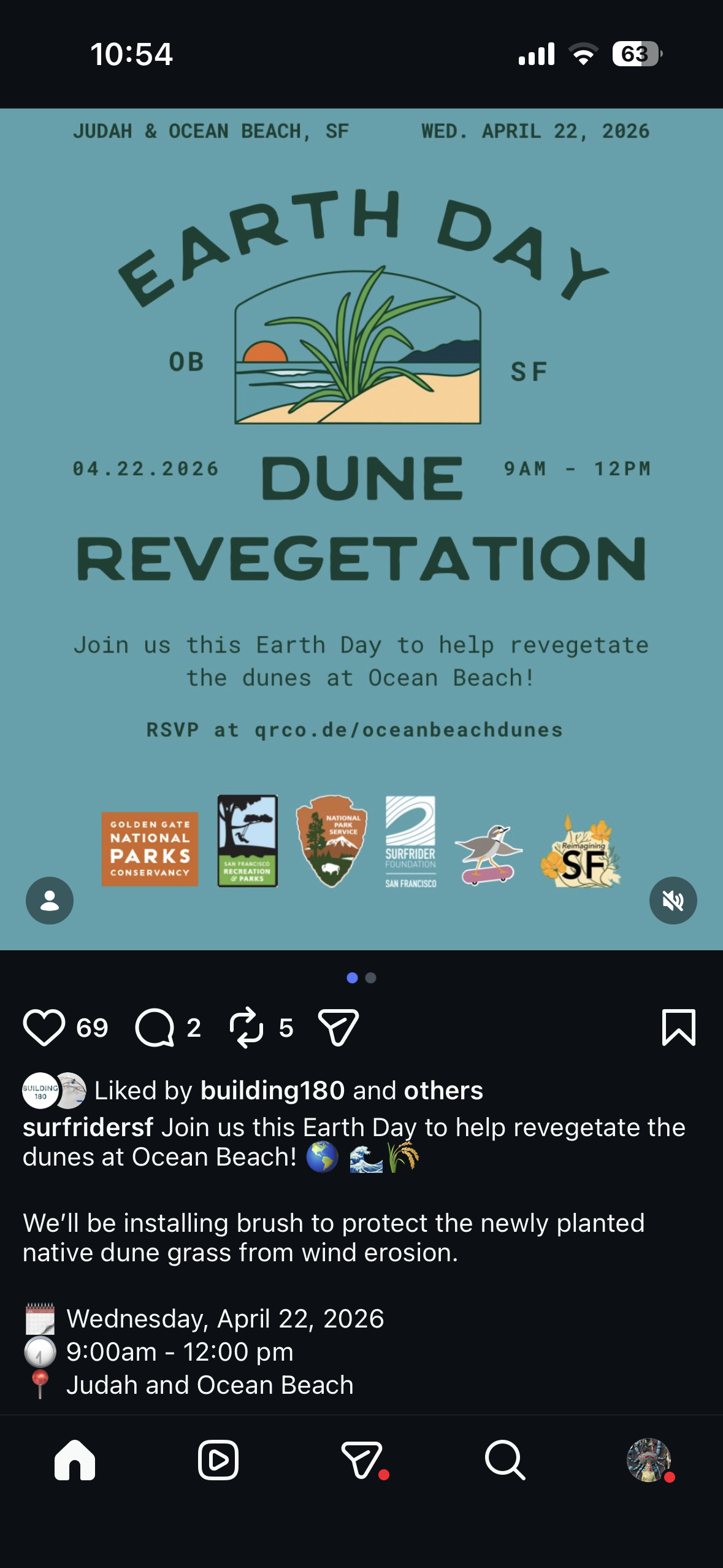 Earth Day Dune Revegetation