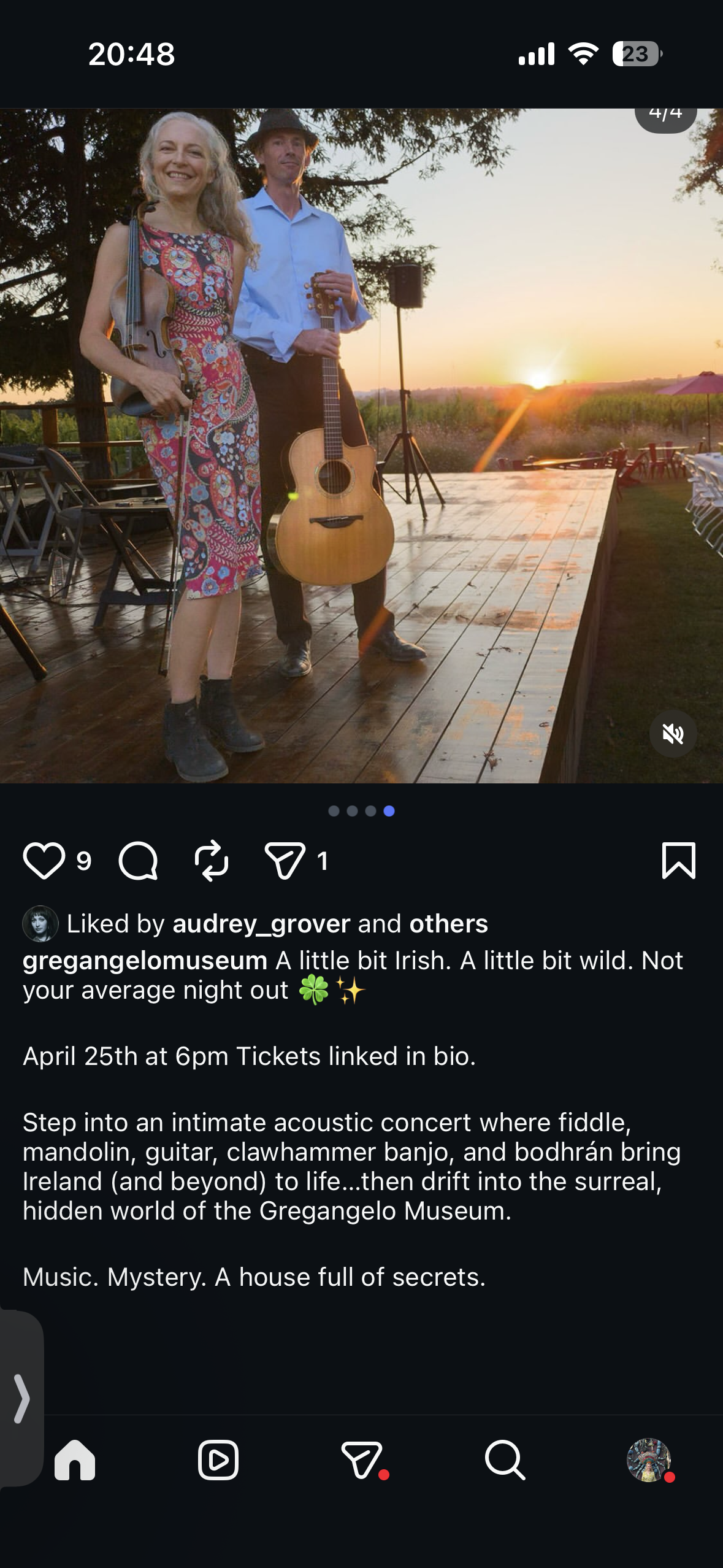 Intimate Acoustic Concert at the Gregangelo Museum