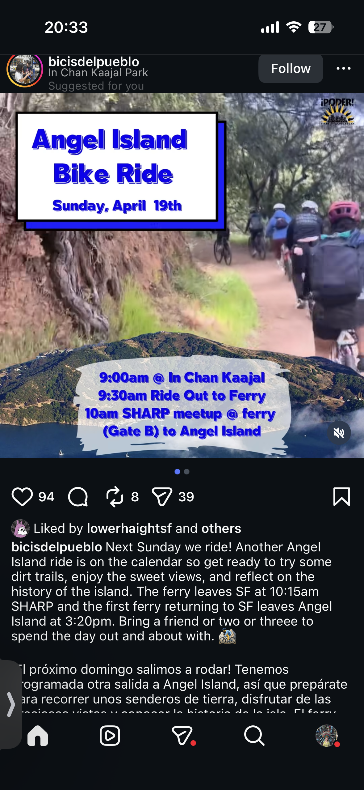 Angel Island Bike Ride