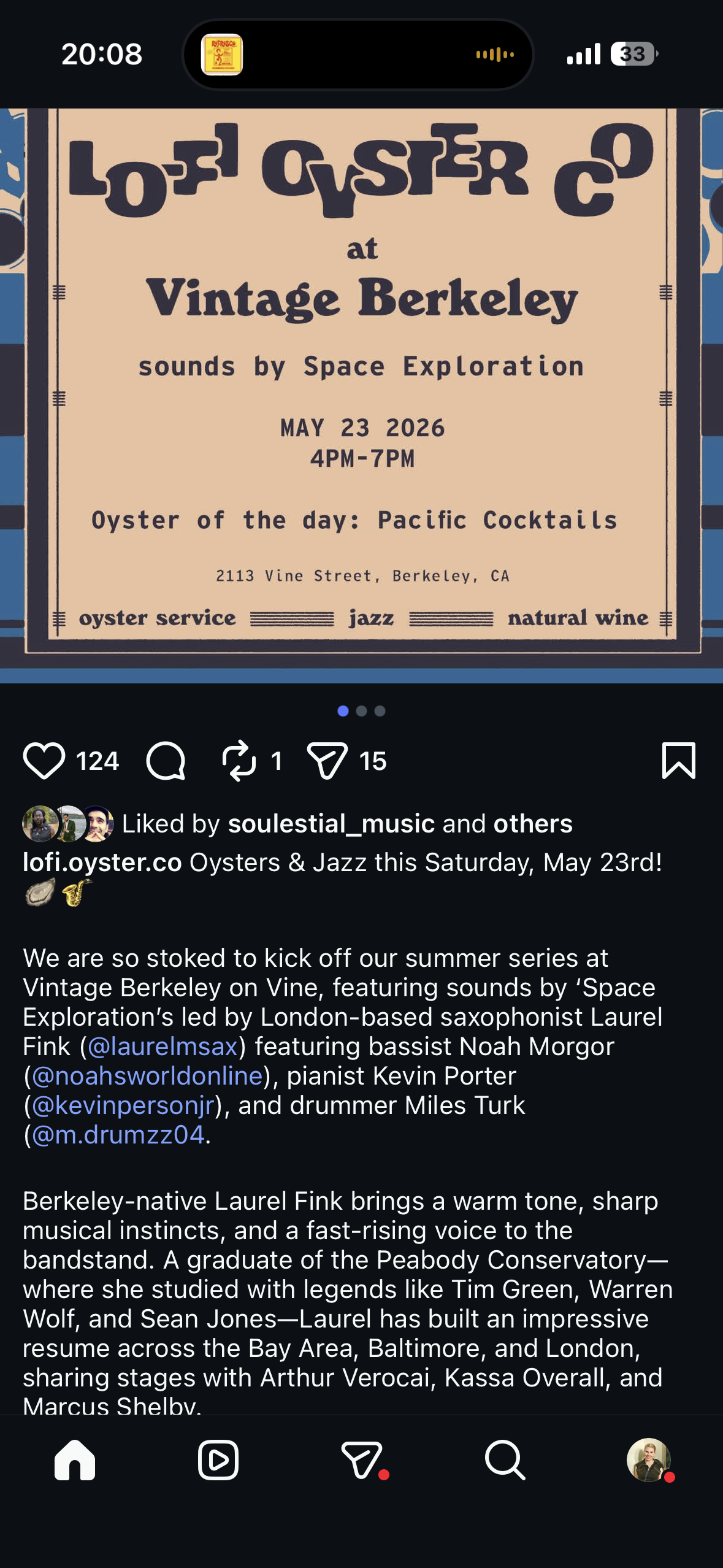 Lofi Oyster Co at Vintage Berkeley